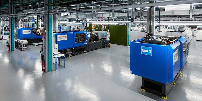 Injection moulded PET record press