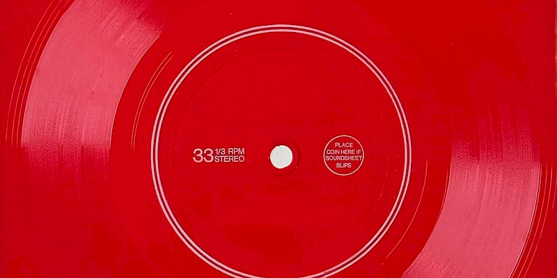 A red flexidisc