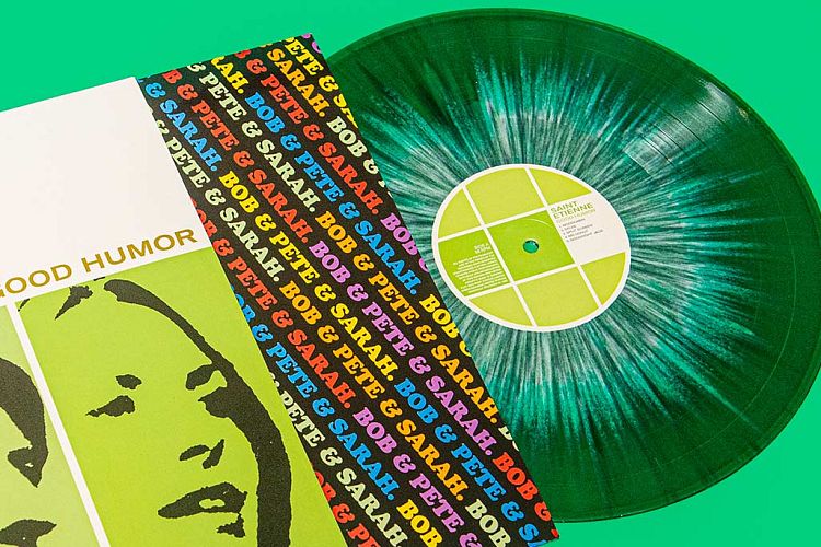 Saint Etienne splatter vinyl LP.