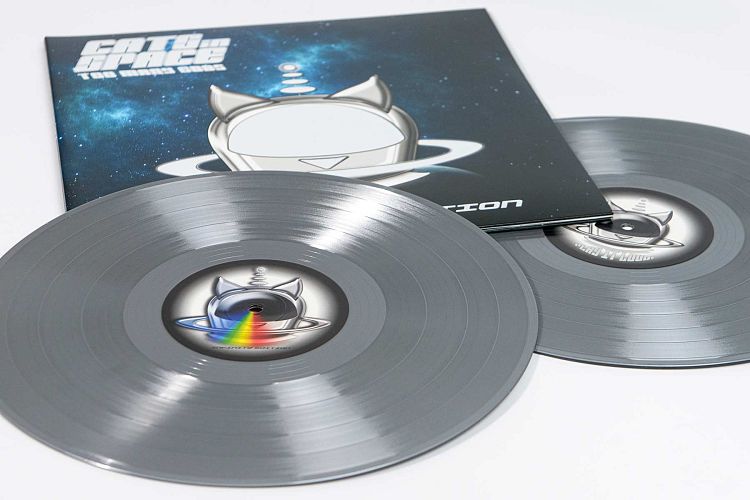 Cats in Space silver vinyl.