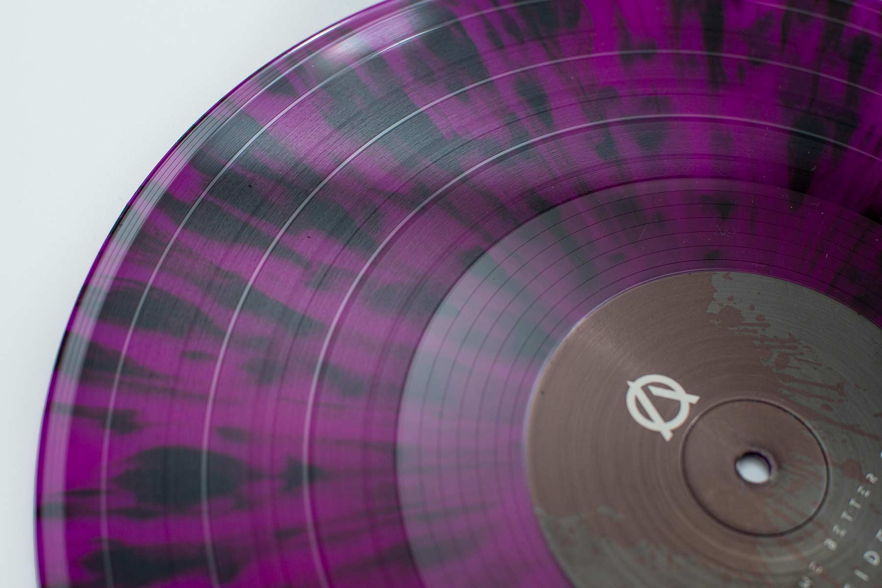 purple splatter vinyl record