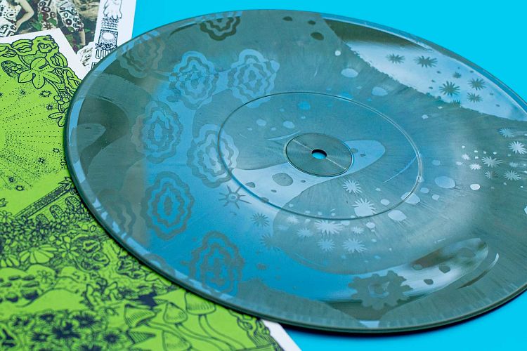 Special etched vinyl record.