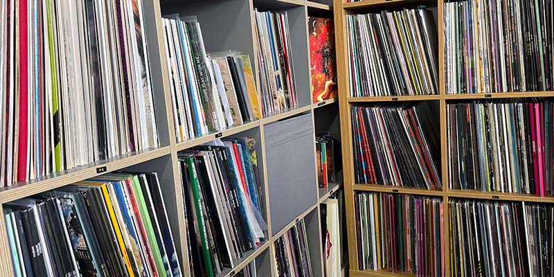 Correct storage will prevent vinyl records from warping
